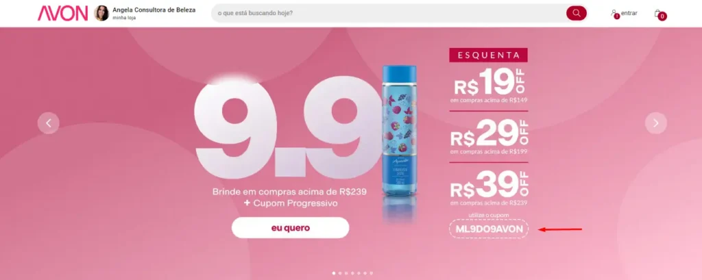 Cupom Avon
