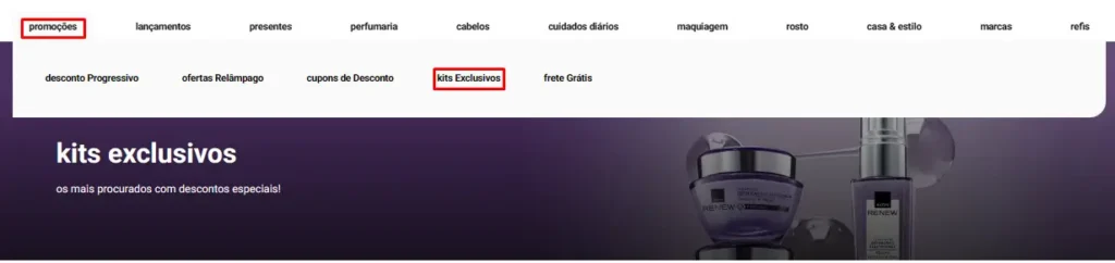 Kits Exclusivos Avon